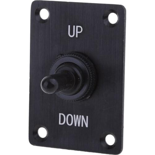 Heavy Duty Rocker Toggle Switch for 15A 125V SPDT 3 Pos Up Down Momentary On/Off/Momentary On Boat Marine Bat Waterproof