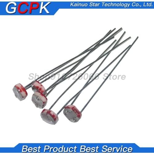 20pcs 5539 light dependent resistor photoresistor resistor 5mm photosensitive resistance 35512