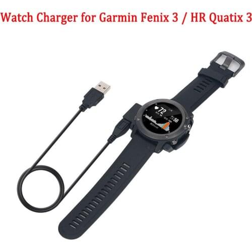 USB Data Smart watch charger cable dock for Garmin Fenix 3 / HR Quatix 3 smartwatch charger cable dock charging cradle 1M