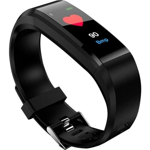 ID115plus color screen smart hand heart rate oxygen monitoring waterproof sports smart bracelet wristband