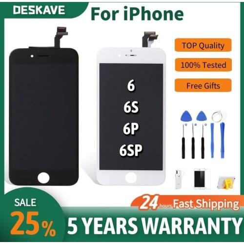 100% AAA+ LCD For iPhone 6 6S Plus Screen Touch Digitizer Replacement Display For iPhone 6P 6SP Front Glass Assembly Pantalla