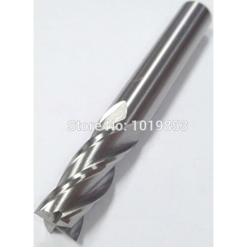 12X12X35X85 High speed steel flat square HSS end mill straight shank milling cutter for machine