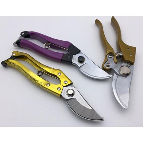 8 Inch Pruning Shears Manual Hand Pruner, SK5 Blade, Flower Shears Garden Fruit Tree Branches Shears Gardening Pruning Scissors