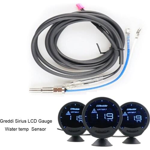 Car 7 Color Gauge GREDDi Sirius LCD Racing Gauge Turbo Boost Water Temp Oil pressure Oil temperature Accessories/Parts Sensor
