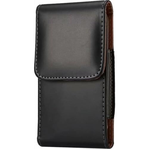 FSSOBOTLUN,For Samsung Galaxy Note 10+ Note9 Note8 Phone Case Smooth PU Leather Cover For Samsung Galaxy S10+ S9+ S8+ Waist Belt Vertical Holsters Bag