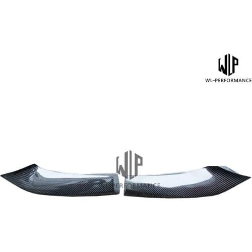 F10 F18 MT Carbon Fiber Front Bumper Side Splitters For BMW 5 Series F10 F18 M-Tech 520i 525i 530i 535i Car Body Kit 2011-2017