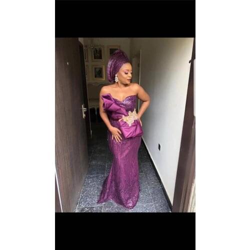 Beautiful shinny sequins Nigerian fabric new arrival African embroiderd lace fabric with nice design YG-618