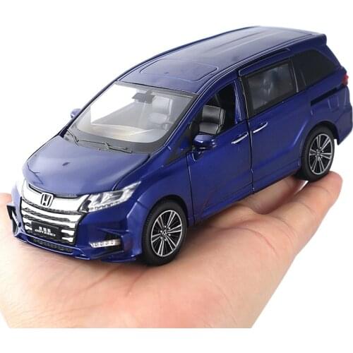 Simulation 1: 32 scale 2019 Odyssey SUV alloy model,diecasting sound and light pull back model,childrens toy gift,free shipping