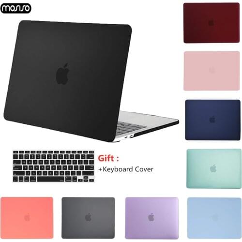 MOSISO New Matte Case For Macbook Air 11 13 inch For Mac Book Pro 13 15 Retina Touch Bar A1706 A1989 A1708 New Air 13 A1932 2018
