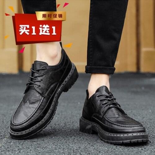 Spring Summer Leather Shoes Mens Fashion Shoes Mens Lace Shoes Casual Zapatillas Hombre Chaussure Homme