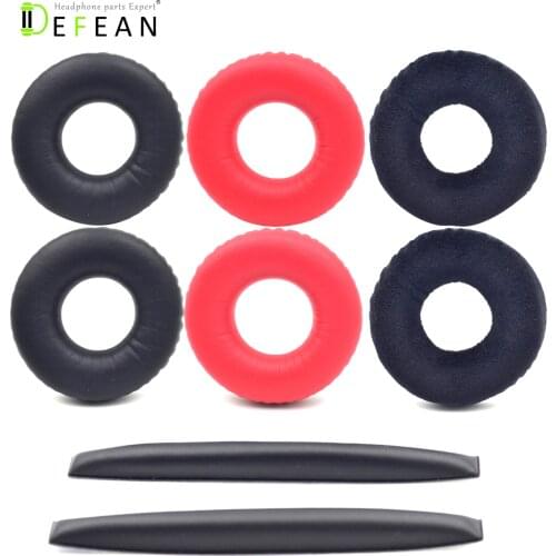 Defean Ear pads Potein Leather and Memory Foam for Sennheiser HD 25-1 HD25-1ii HD25SP HMD25 HME25 HMEC25 headphone