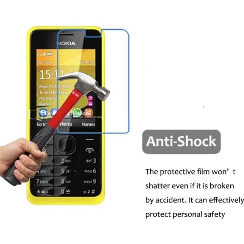 3Pcs For Nokia HD Clear Explosion-Proof PET Film For Nokia 301 Screen Protector 5H Scratch Resistant Anti-Water Film Not Glass