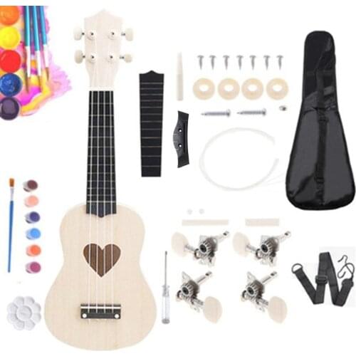 2021 Top DIY Ukulele Make Your Own Ukulele Hawaii Ukulele Kit