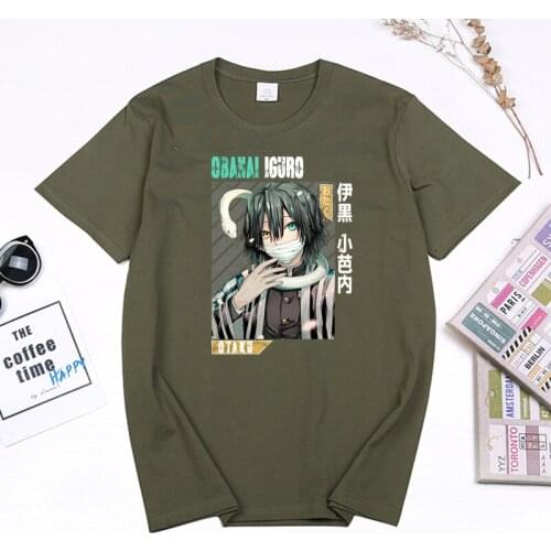 Hot Sale Otaku Women Men Tshirt Funny Anime Demon Slayer T Shirt Popular Manga Characters Printed Tops Loose Soft Unisex Tee