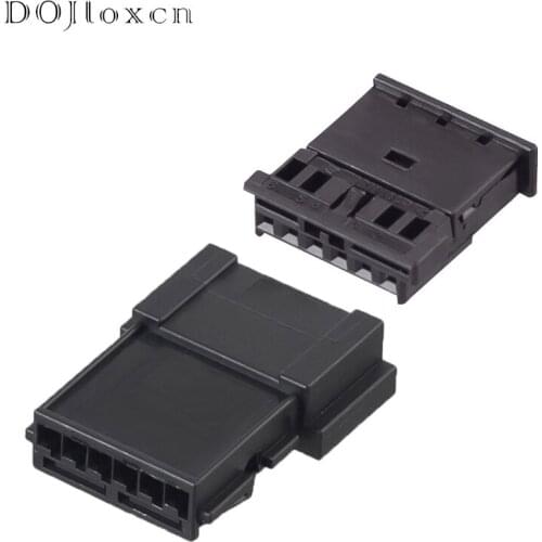 1/5/10/20/50/Sets 6 Pin For BMW Atmosphere Light Tweeter Plug Balck Male Female Wiring Connector Socket 1-1241370-3/1-1703874-1