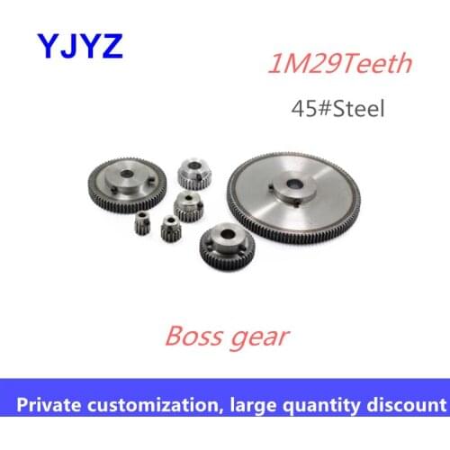 1M 29Teeth belt gear standard inner hole 6/6.35/7/8/10/12/15/motor boss gear rack