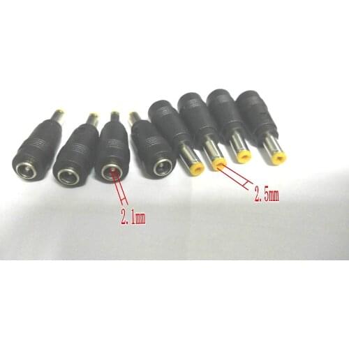 100pcs copper 5.5mm x 2.1mm Female TO 5.5mm x 2.5mm Male DC Power CONNECTOR New