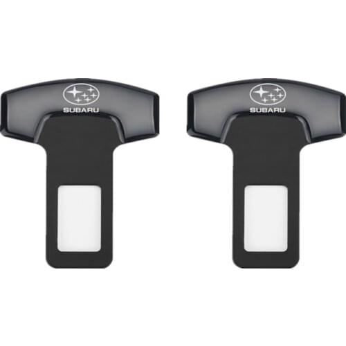 2pcs Car Belt Buckles Car Seat Safty Belt Alarm Canceler Stopper for Subaru Impreza Forester Tribeca XV BRZ Car Accessories