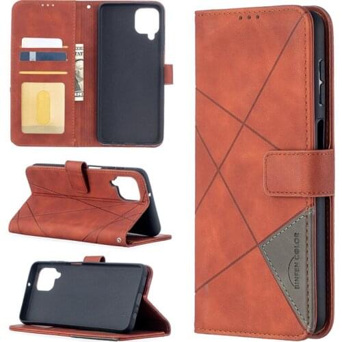 2021 M02 Case For Phones Samsung Galaxy M12 M02 M02S M 12 02 02S SM-M022F M127F M025F 6.5 inch Magnet Wallet Flip Leather Cover