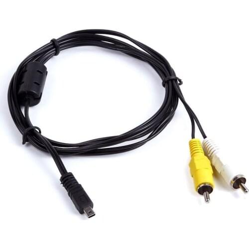 AV A/V Audio Video TV-Out Cable Cord Lead For Panasonic Lumix CAMERA DMW-AVC1 8PIN NIKON