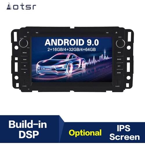 7" Android 9 IPS GPS Navigation Car Radio DVD Player For GMC Yukon Tahoe 2007-2012 Tape Recorder Multimedia Player Head Unit