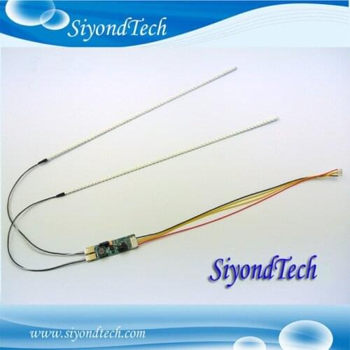 Free Shipping! 10Sets/Lot 23.6inch Wid 530MM Adjustable Brightness LED Backlight Strip Kit,Update LCD CCFL Monitor to LED Screen