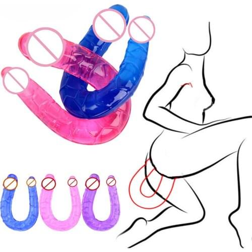 Long Soft Vagina Anal Plug Butt Plug Massager Realistic Dildo Clitoris Stimulator Dildo Masturbator Adult Sex Toys for Woman Men