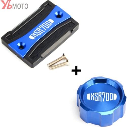 Motorcycle CNC Front & Rear brake Fluid Cylinder Master Reservoir Cover Cap For Yamaha XSR700 XSR 700 MT-07 2016-2018 2019 2020