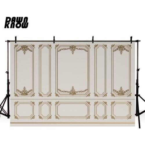 DAWNKNOW Indoor Photography Background Wedding Luxurious Wall Photographic Backdrops Photo Studio Children Photocall lv2311