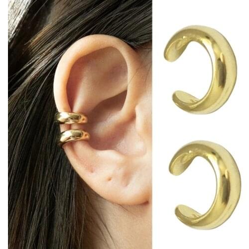 Exquisite smooth ear clip women no ear hole minority retro Earrings painless U-shaped ear hook new cochlear clip