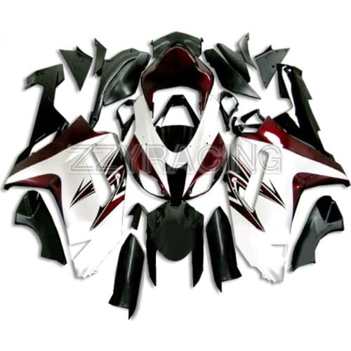 Injection Fairings Kits for Kawasaki ZX6R 2007 2008 Year ZX-6R 07 08 Complete Motorcycle Body Kit Red Black White Frames Kit