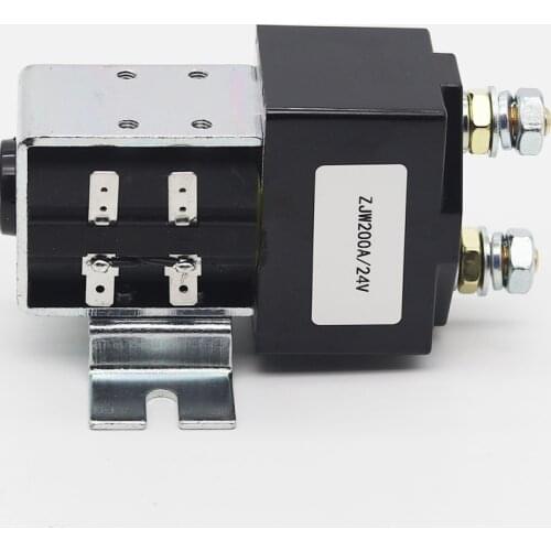 ZJW200A NO (normally open ) style 24V 48V 60V 200A DC Contactor for forklift handling wehicle car winch