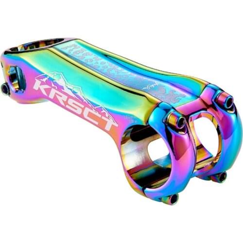 Ultralight KRSCT Bicycle Stem XC AM Mountain Bike Stem MTB 20 Degree 28.6*31.8mm 80mm 90mm 100mm Road Cycling Bike Parts