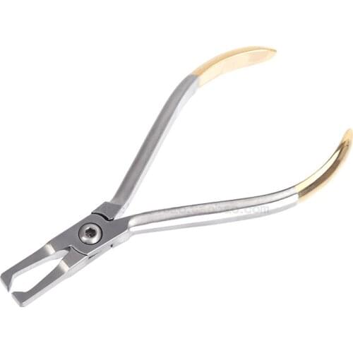 Dental Bracket Removing Pliers for Anterior Teeth Stainless Steel Orthodontic Tools Forceps Dentist Pliers Cutting Adhesive Part