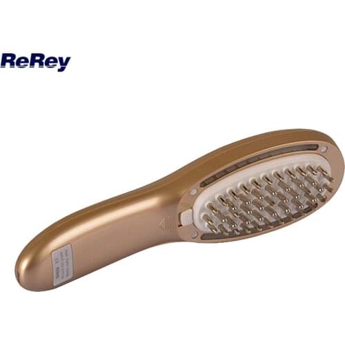 Laser Comb Anti Hair Loss Massage Device Hair Regrowth Treatment Head Scalp Roller Massager Electric LED Comb with Product Tank