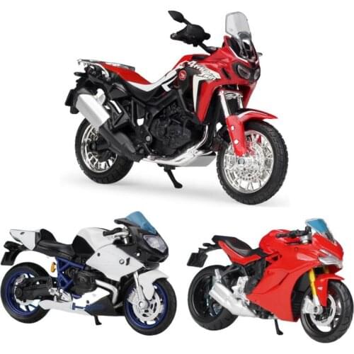Simulation Alloy Motorcycle Model Twin-cylinder Honda Africa Twin DCT Collection Ornaments Decoration Gifts Toys for Boys