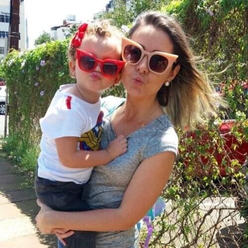 Fashion Square Sunglasses Women Designer Luxury Kids Women Cat Eye Sun Glasses Classic Vintage UV400 Child Outdoor Oculos De Sol