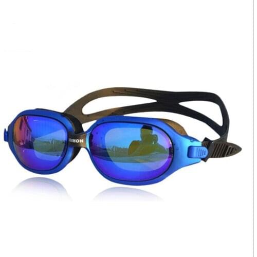 Unisex Big Frame Goggles Waterproof Anti-fog HD Plating Swim Glasses
