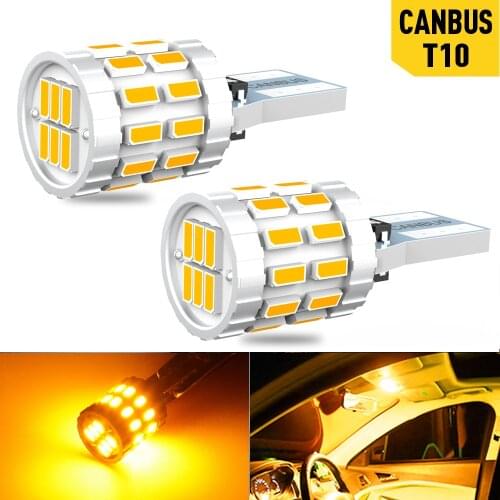 A Pack Canbus T10 W5W LED Clearance Parking Light For Peugeot 307 206 308 407 207 3008 2008 406 208 508 301 408 Error free Auto