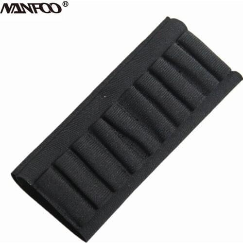 14 & 10 or 5 Bullet Shell Cartridge Belt elasticity Black Tactical Gun Bullet Holder Hunting Shooting Rifle Ammo Pouch Bandolier