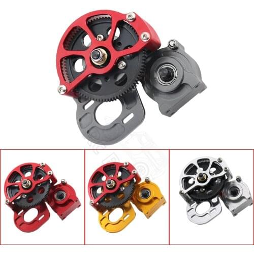 RC Crawler SCX10 All Metal Transmission / Center Gearbox for 1/10 Axial SCX10 Gear Box Reverse Parts