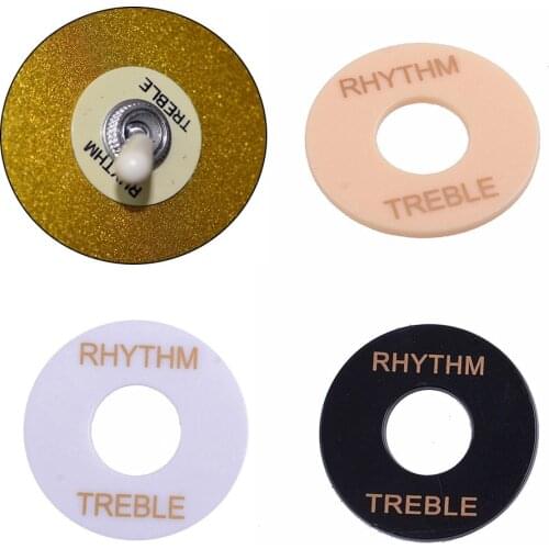 Rhythm Treble Selector Switch Ring LP Guitar Shaking Head Three-speed Switch Guard Plate Pad For Gibson Les Paul Guitar Bass