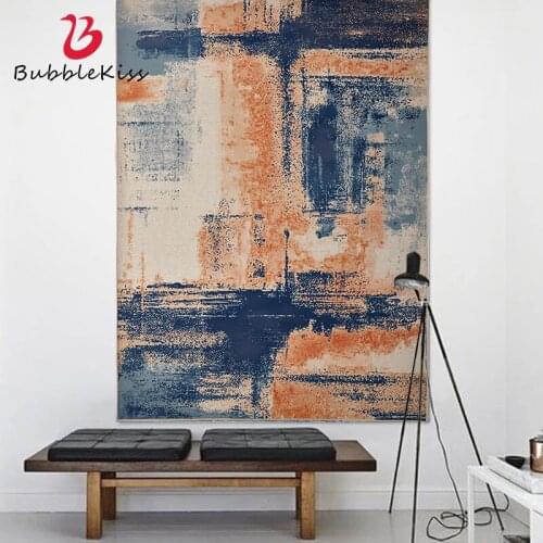 Bubble Kiss Nordic Carpets For Modern Living Room Abstract Ink Art Floor Mats Color Hotel Decorative Rugs Home Bedside Foot Pads