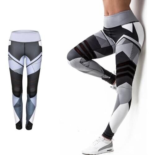 Sport Legging Women Yoga Pants Breathable Running Fitness Sports Tights Push Up Gym Elastic Sports Leggins Athletic Trousers