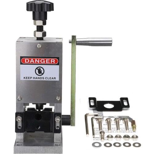 Universal Manual cable crimping and peeling Machine For metal Wire Recycle Wire Cable Stripper Stripping