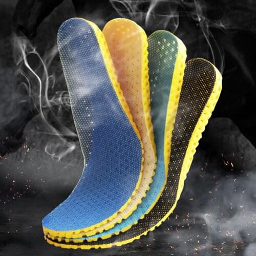 1 Pair Orthotic Shoes Accessories Insoles Orthopedic Memory Foam Sport Support Insert Woman Men Shoes Feet Breathable Soles Pad