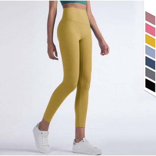2020 Hot Sale Fitness Female Seven Points Trouser Leggings 8 Colors Running Pants Comfortable And Formfitting Yoga Pants