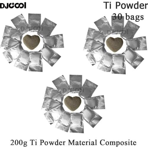 30 Bags 200g Ti Powder Material Composite Titanium Metal Granules Powder Outdoor Version For Sparkular Machine BY-Powder