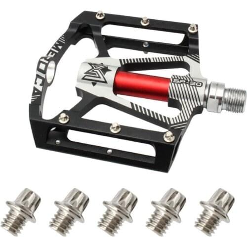 50Pcs Road Bike Mountain Bike Folding Bicycle Pedal Stop Slip Nail Non-slip Plum-shaped Steel Screw Tools