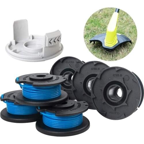 6Pcs Durable String Trimmer Line Ryobi Autofeed for Replacement Spools Ryobi 5.6cm x 5.6cm x 2.5cm Cordless Trimmers Power Tool